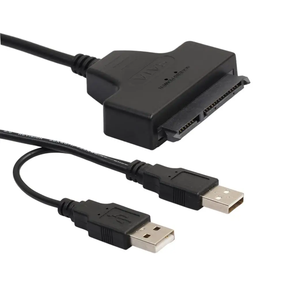 Sata To USB 2.0 Hard Driver Adapter Support 2.5 Inches HDD 7+15pin SATA Hard Drive Cable Adapter For SATA SSD & HDD Converter
Sata To USB 2.0 Hard Driver Adapter Support 2.5 Inches HDD 7+15pin SATA Hard Drive Cable Adapter For SATA SSD & HDD Converter