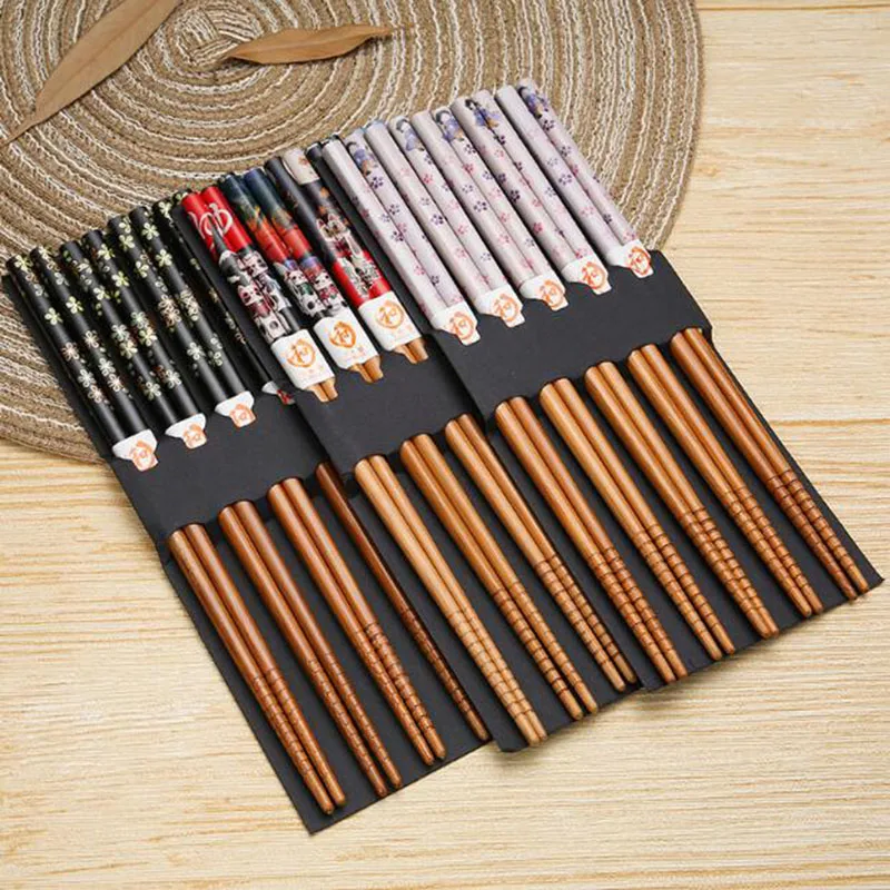 Палочки для еды из натурального бамбука, Нескользящие декоративные палочки с цветочным узором, бытовая кухонная посуда, столовые аксессуар... 
Палочки для еды из натурального бамбука, Нескользящие декоративные палочки с цветочным узором, бытовая кухонная посуда, столовые аксессуар...