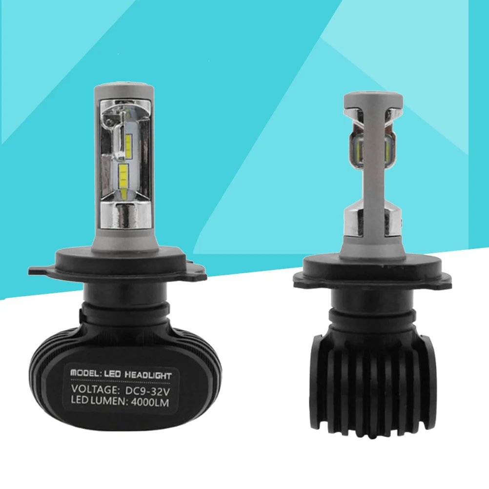

2pcs LED Headlight Bulb 50W 9-32V 4000LM Waterproof High Beam Low Beam Integrated Headlamp Car Head Light(H4)