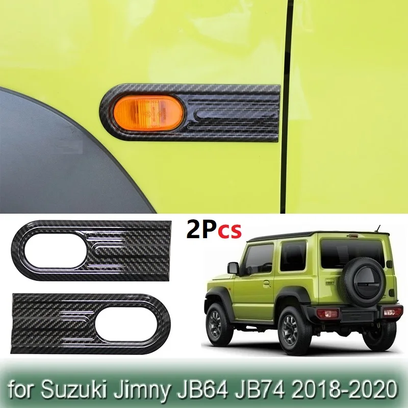 2PCS ABS Car Fender Turn Signal Light Decoration Cover Trim For Suzuki Jimny JB64 JB74 2018-2021 Exterior Accessories
2PCS ABS Car Fender Turn Signal Light Decoration Cover Trim For Suzuki Jimny JB64 JB74 2018-2021 Exterior Accessories