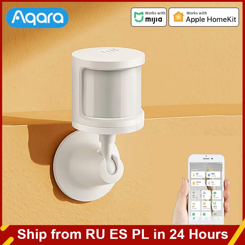 Датчик человеческого тела Aqara ZigBee датчик движения с беспроводным подключением