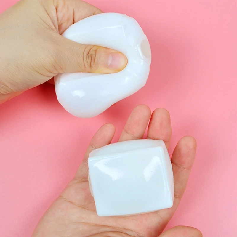White Tofu Squeeze TPR Material Safe Non-toxic Soft and Elastic Stress Relief Stretchy Tofu Sensory Toy for Kids
White Tofu Squeeze TPR Material Safe Non-toxic Soft and Elastic Stress Relief Stretchy Tofu Sensory Toy for Kids