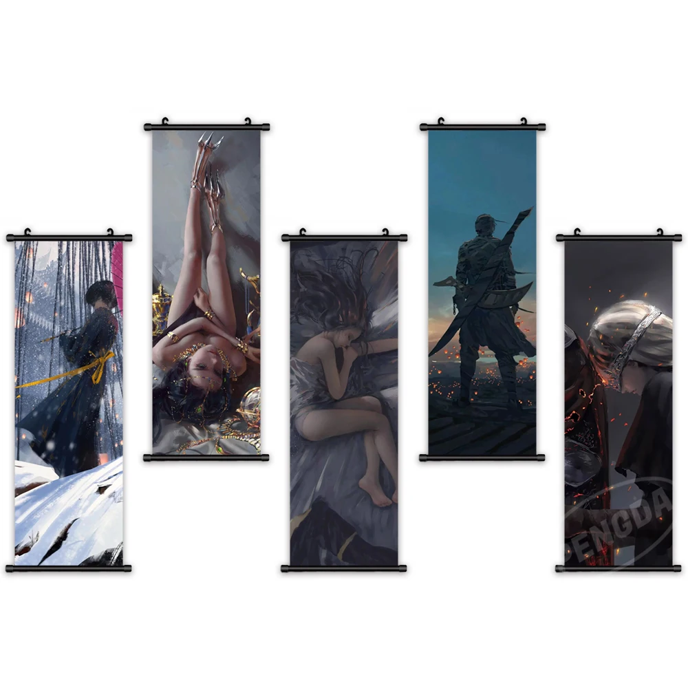 Home Decoration Ghost Blade Canvas Pictures Haiqinyan Poster Print Wall Art Plastic Scroll Hanging Painting Bedside Background
Home Decoration Ghost Blade Canvas Pictures Haiqinyan Poster Print Wall Art Plastic Scroll Hanging Painting Bedside Background