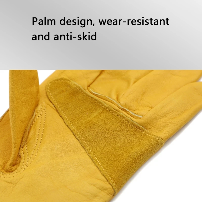 Рабочие перчатки из воловьей кожи с лентой на запястье для работы во дворе/садоводстве/ферме/складе/строительства/мотоцикле, 1 пара
Рабочие перчатки из воловьей кожи с лентой на запястье для работы во дворе/садоводстве/ферме/складе/строительства/мотоцикле, 1 пара