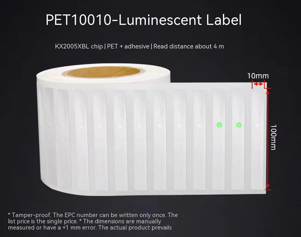 10PCS Ультравысокочастотная RFID световая метка Анти - подделка 860 - 960 МГц ISO 18000 - 6C GEN2
10PCS Ультравысокочастотная RFID световая метка Анти - подделка 860 - 960 МГц ISO 18000 - 6C GEN2