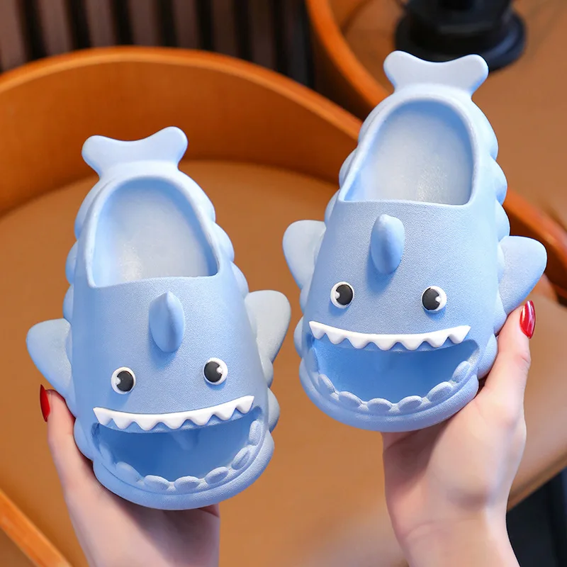 Funny Shark Slippers Children's Summer Slides Kids Fish Shoes 2023 Open Toe Beach Slipper Home Cute Child Boy Girls Sharks Shoes
Funny Shark Slippers Children's Summer Slides Kids Fish Shoes 2023 Open Toe Beach Slipper Home Cute Child Boy Girls Sharks Shoes