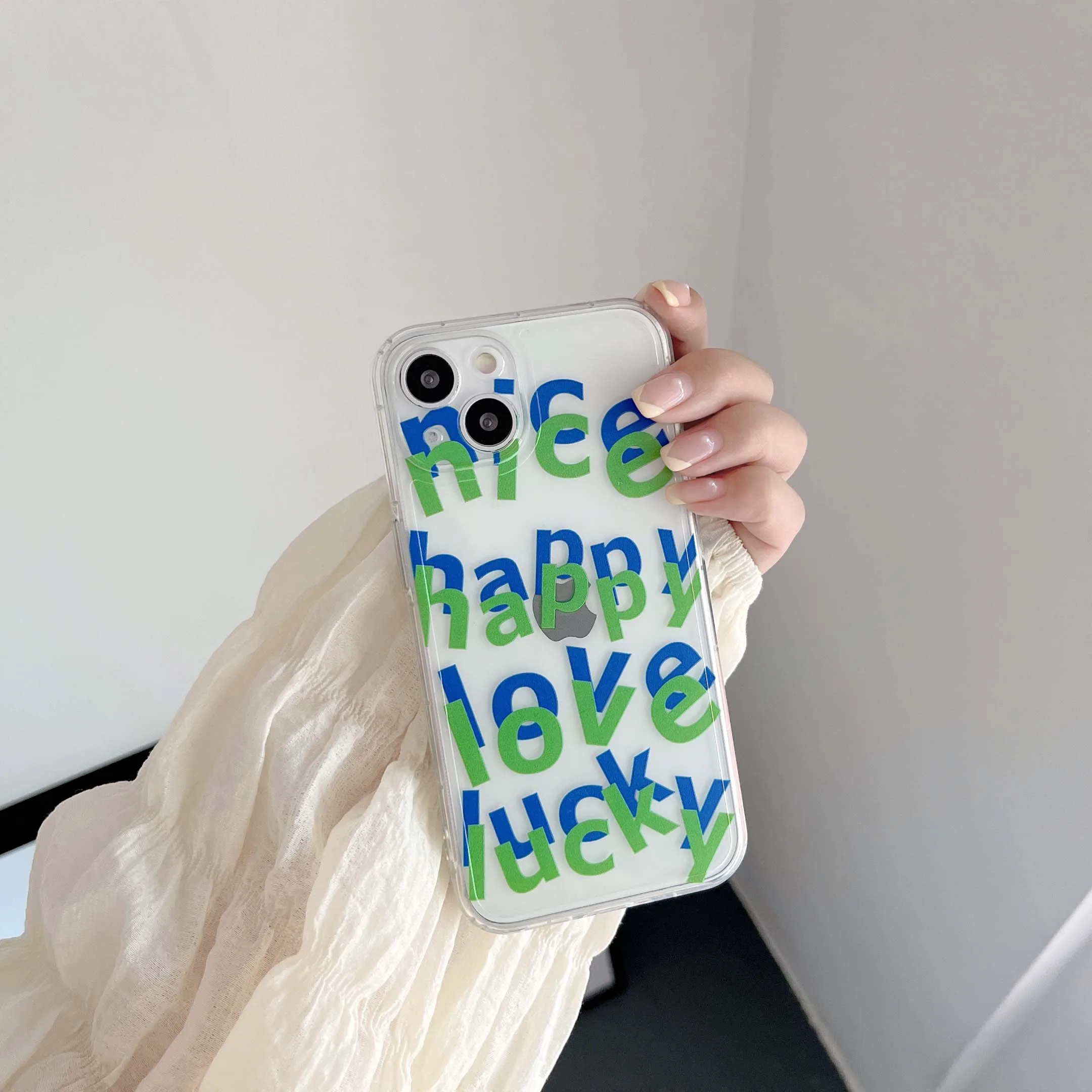 Мягкий силиконовый ударопрочный чехол Nice Happy Love с надписью Lucky для iphone 12 13 pro max 11 xsmax xr x 7 8 plus
Мягкий силиконовый ударопрочный чехол Nice Happy Love с надписью Lucky для iphone 12 13 pro max 11 xsmax xr x 7 8 plus