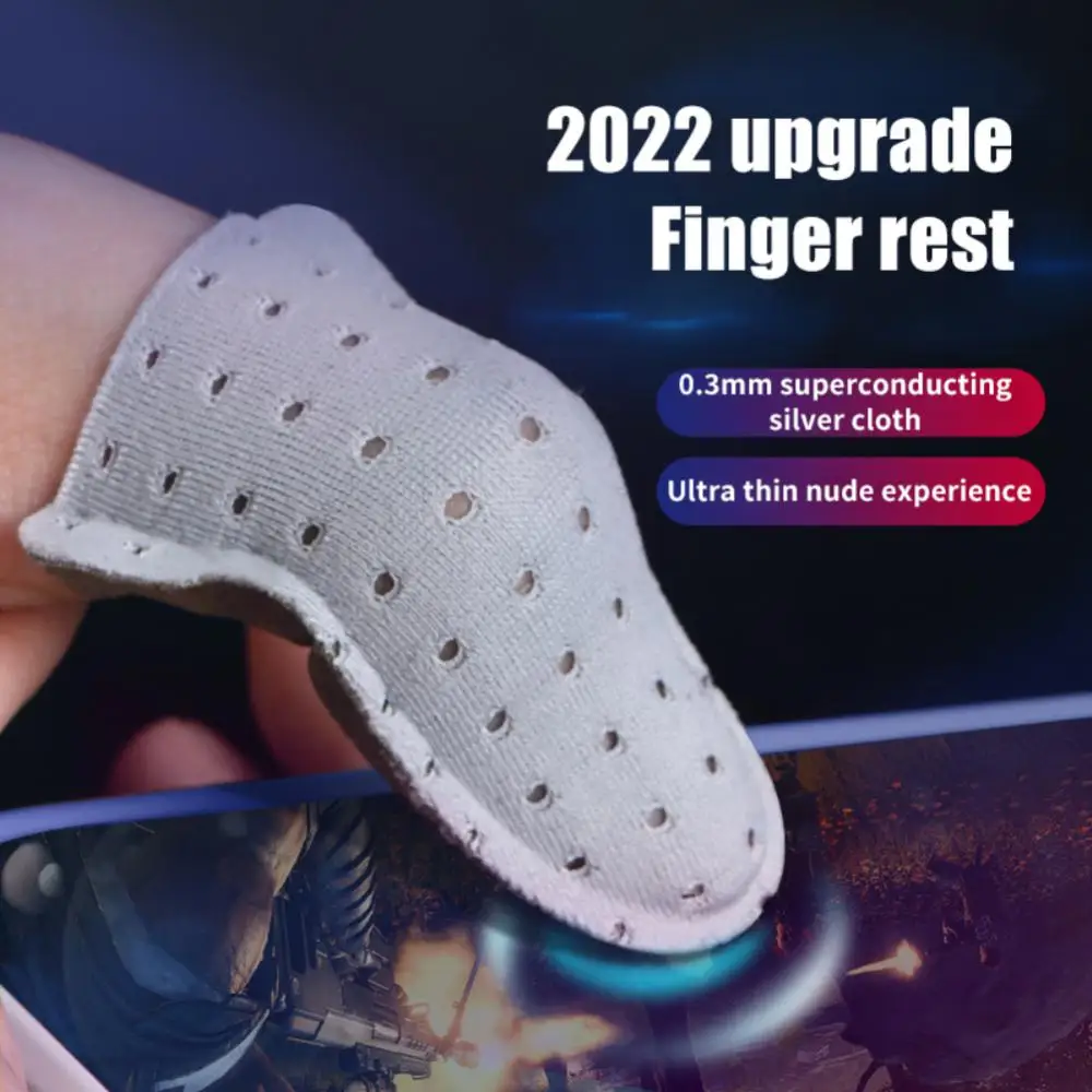 

Игровой контроллер для PUBG, чехол на палец для мобильных игр, дышащий Противоскользящий чехол для экрана телефона с защитой от пота, 2022