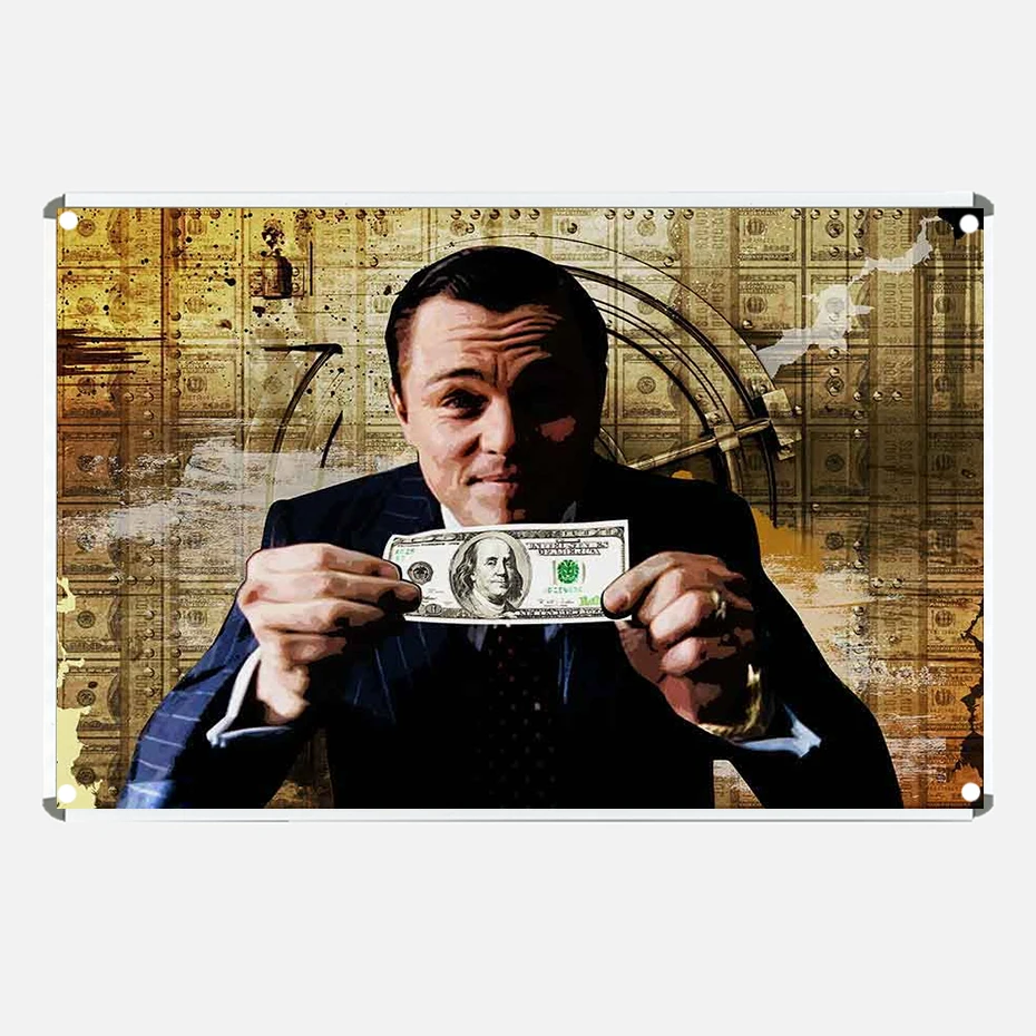 Настенные постеры из классических фильмов, настенные холщовые картины с денежной империей, металлические знаки, декор Леонардо, звезды, Под... 
Настенные постеры из классических фильмов, настенные холщовые картины с денежной империей, металлические знаки, декор Леонардо, звезды, Под...