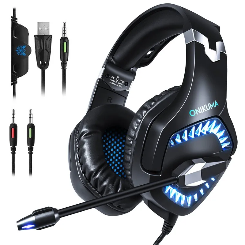 Игровые наушники K1PRO с разъемом 3,5 мм, Проводная игровая гарнитура для PS4, 50 мм динамик, объемный звук с микрофоном
Игровые наушники K1PRO с разъемом 3,5 мм, Проводная игровая гарнитура для PS4, 50 мм динамик, объемный звук с микрофоном