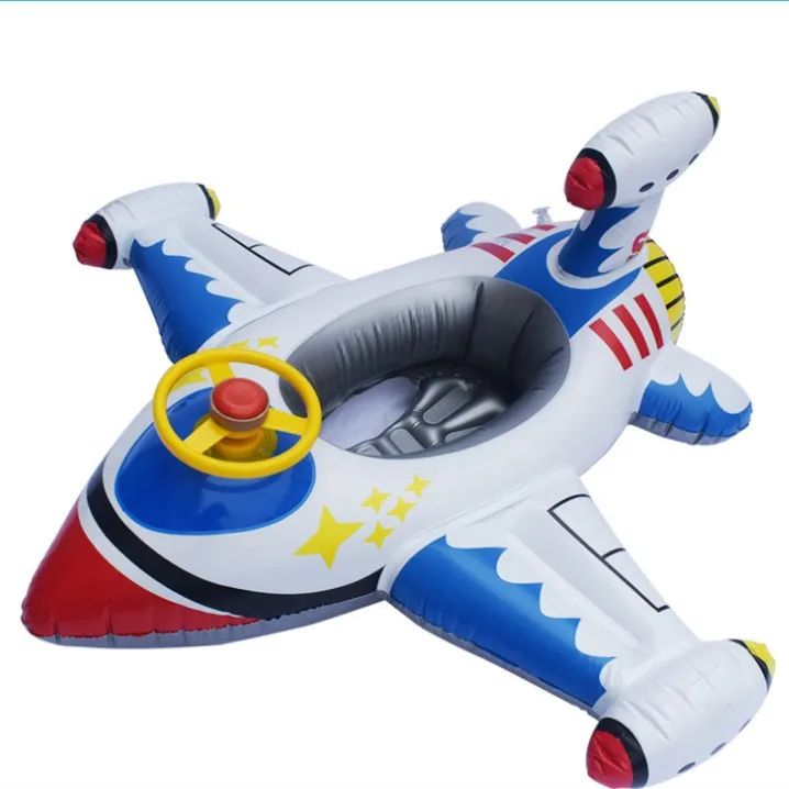 

Airplane Yacht Infant Swimming Float Baby Inflatable Swimming Rings Luxury Seat Boat Pool Ring For Baby Kids Toddler