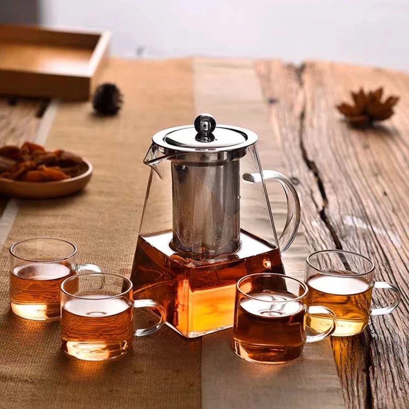 Heat-resistant Glass Teapot Stainless Steel Filter Scented Tea Heat High Temperature Resistant Kung Fu Tea Sets
Heat-resistant Glass Teapot Stainless Steel Filter Scented Tea Heat High Temperature Resistant Kung Fu Tea Sets