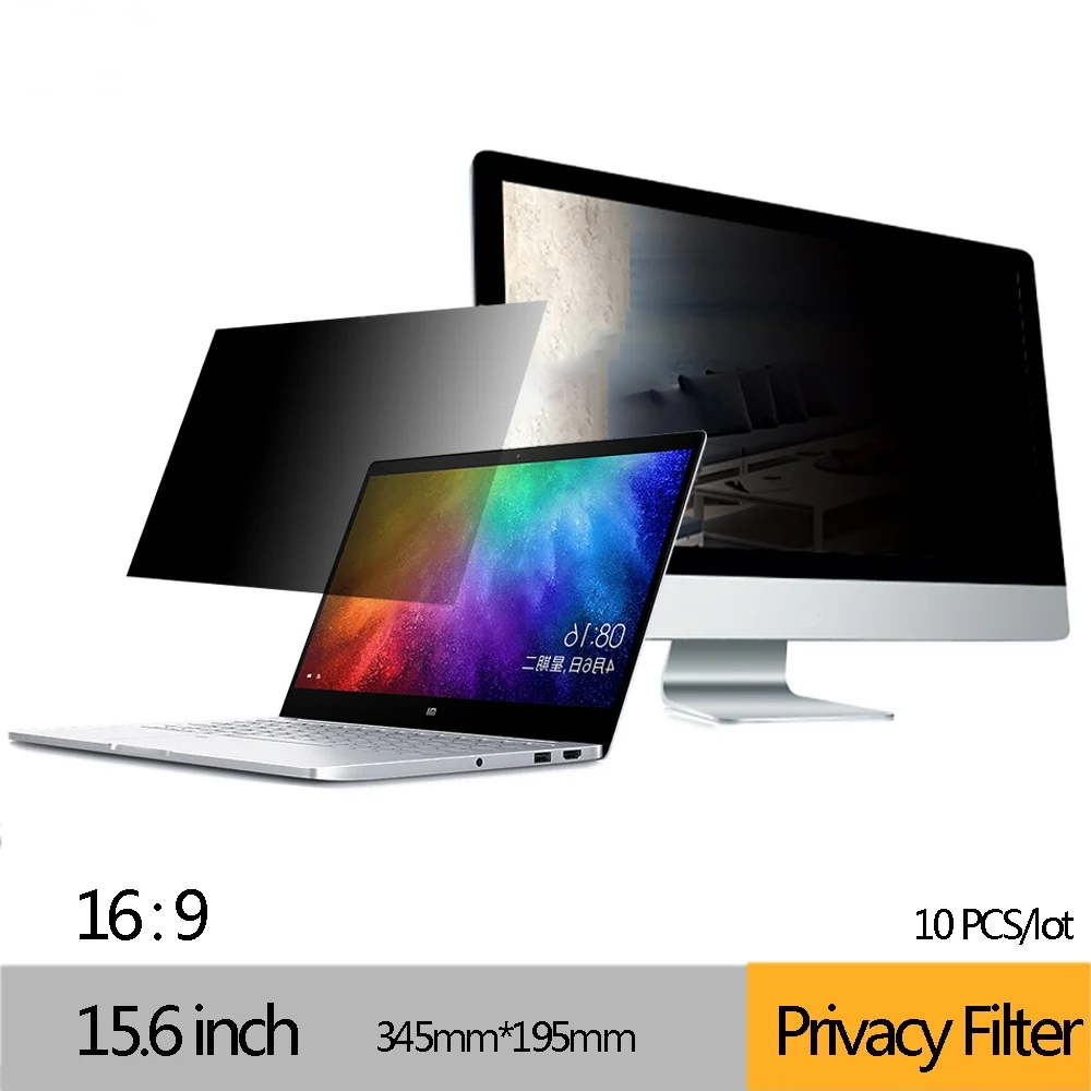 10PCS lot 15.6 inch Size 345mm*195mm 16:9 Screen Protectors Laptop Privacy Computer Monitor Protective Film Privacy Filter
10PCS lot 15.6 inch Size 345mm*195mm 16:9 Screen Protectors Laptop Privacy Computer Monitor Protective Film Privacy Filter