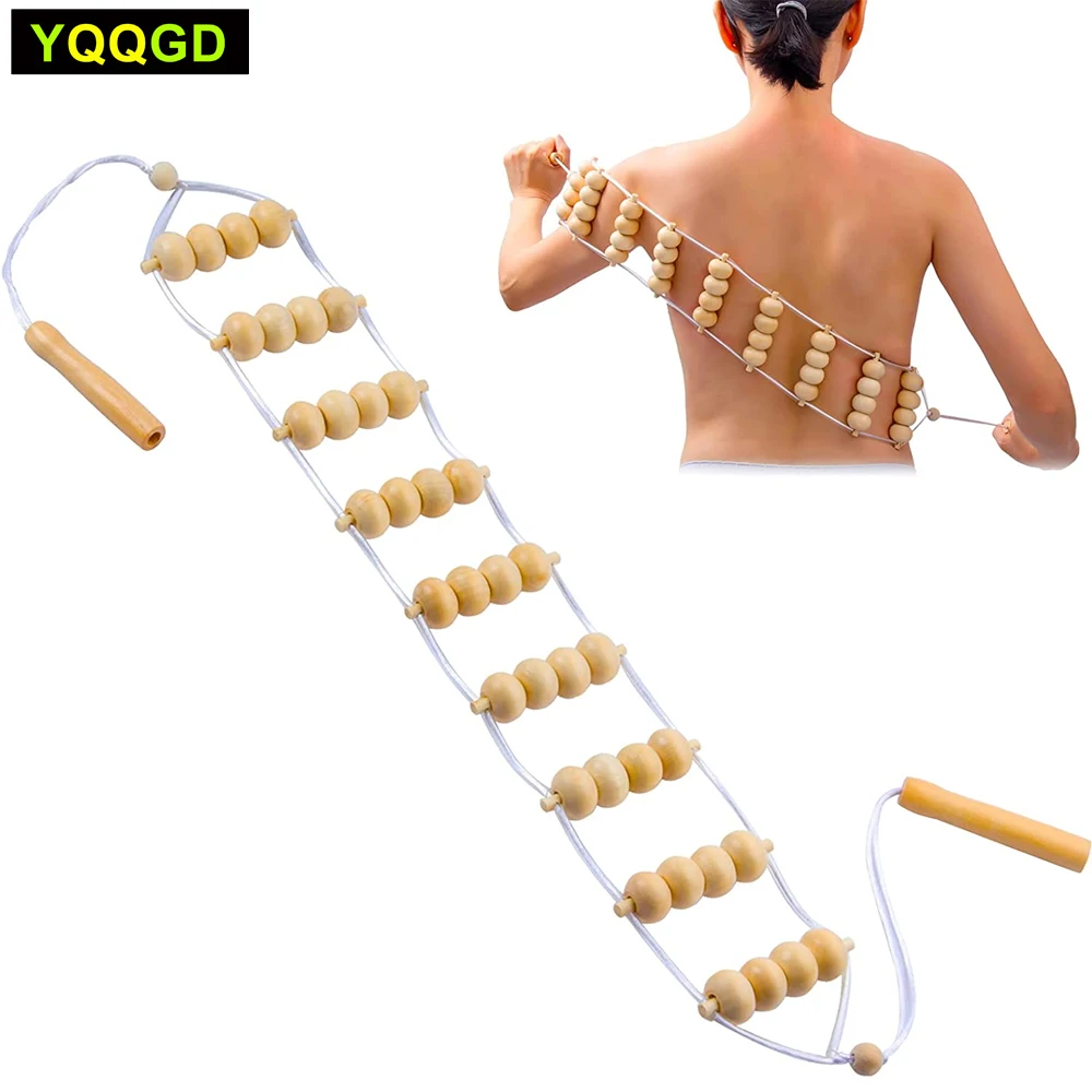 Handmade Wood Back Massage Roller Rope,Anti Cellulite Lymphatic Drainage Tool,Wood Roller Massage Therapy Tool,for Pain Release
Handmade Wood Back Massage Roller Rope,Anti Cellulite Lymphatic Drainage Tool,Wood Roller Massage Therapy Tool,for Pain Release