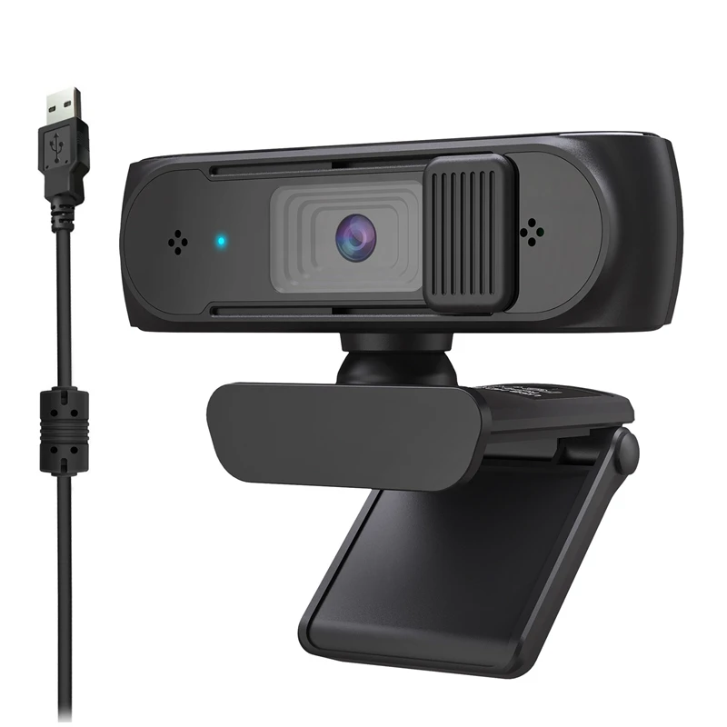 

HFES 1080P Webcam With Microphone,Desktop Computer Laptop USB Webcam Camera For Video Calling Conferencing Gaming