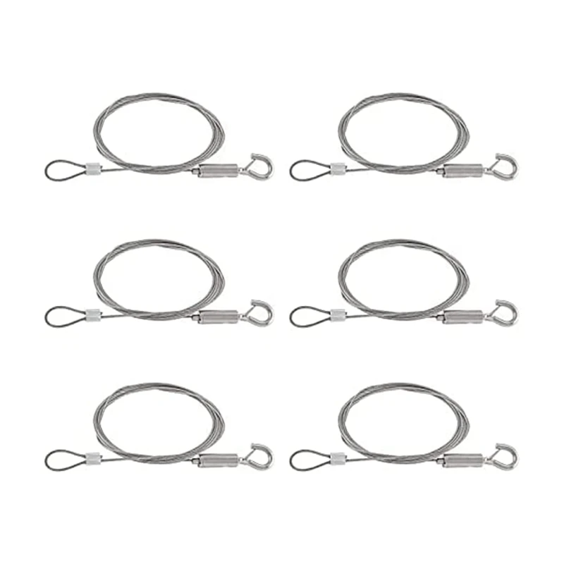 TOP 6 PCS Heavy Duty Stainless Steel Wire Rope, 2M Adjustable Picture Hanging Wire For Mirror Hanging Hardware Light Lamp
TOP 6 PCS Heavy Duty Stainless Steel Wire Rope, 2M Adjustable Picture Hanging Wire For Mirror Hanging Hardware Light Lamp