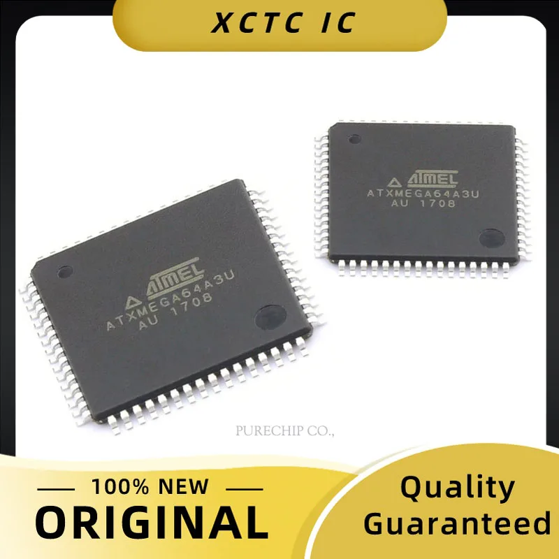 ATXMEGA64A3U 100% New Original Chip ATXMEGA64A3U-AU TQFP-64 8-bit Microcontrollers MCU AVR8 64KB FLSH 4K
ATXMEGA64A3U 100% New Original Chip ATXMEGA64A3U-AU TQFP-64 8-bit Microcontrollers MCU AVR8 64KB FLSH 4K