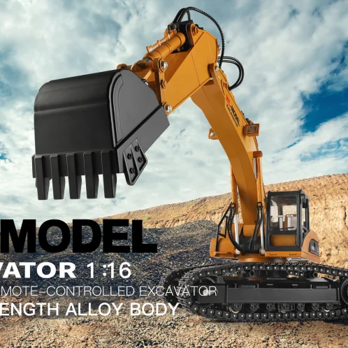 WLToys 16800 1:16 2.4 GHz large Alloy Model Toy Remote Control Electric Simulation Excavator Machine Toys Truck Toy Model
WLToys 16800 1:16 2.4 GHz large Alloy Model Toy Remote Control Electric Simulation Excavator Machine Toys Truck Toy Model