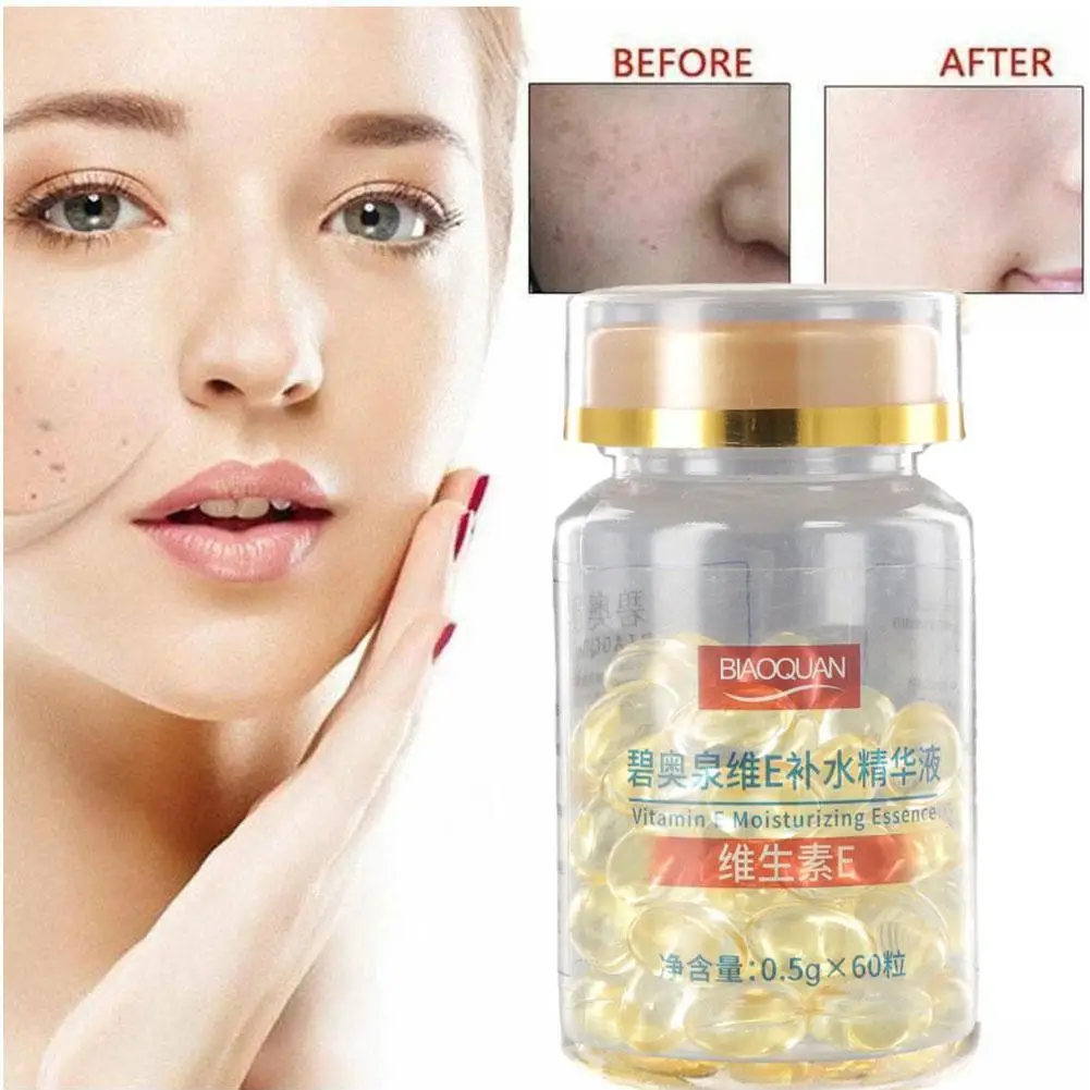 Vitamin E Soft Capsules Serum Hydrating Essence Removal Capsules Whitening Spot 60pcs/bottle Moisturizing Treatment Acne Fr F3q6
Vitamin E Soft Capsules Serum Hydrating Essence Removal Capsules Whitening Spot 60pcs/bottle Moisturizing Treatment Acne Fr F3q6