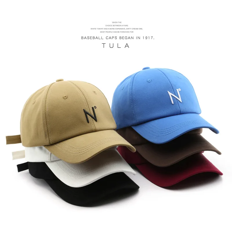 Women's Fresh Baseball Caps Letter N Curved Brim Baseball Hats Outdoor Travel Men Sunscreen Sun Protection Hat Couple Peak Caps
Women's Fresh Baseball Caps Letter N Curved Brim Baseball Hats Outdoor Travel Men Sunscreen Sun Protection Hat Couple Peak Caps