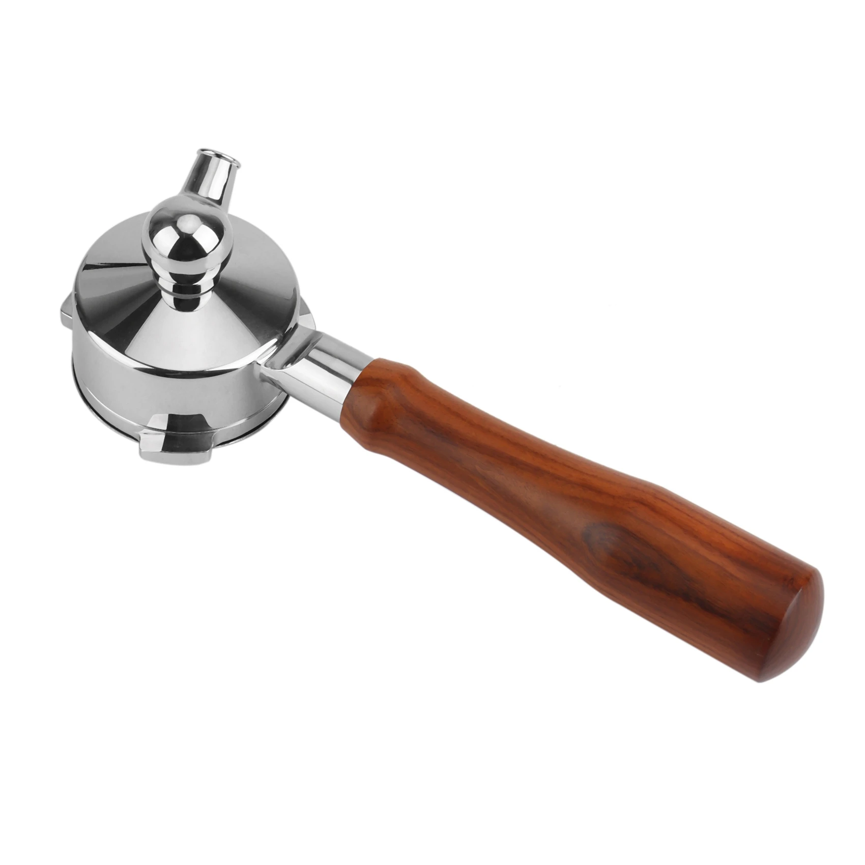 54 мм держатель фильтра для кофемашины без дна для Breville 8 Series эпобар с одним отверстием 
54 мм держатель фильтра для кофемашины без дна для Breville 8 Series эпобар с одним отверстием