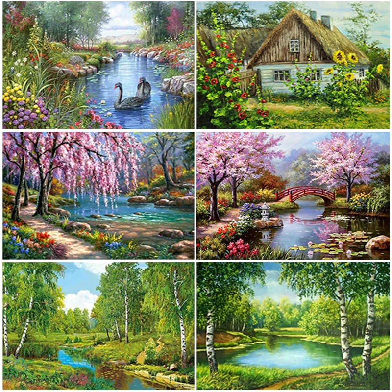Diy Scenery 5D Diamond Painting Full Drill Square Landscape Embroidery Mosaic Cross Stitch Kit Art Picture of Rhinestones Decor
Diy Scenery 5D Diamond Painting Full Drill Square Landscape Embroidery Mosaic Cross Stitch Kit Art Picture of Rhinestones Decor