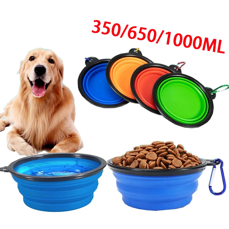 350/650/1000Ml Large Outdoor Pet Travel Bowl Silicone Bowl Collapsible Dog Food Bowl Portable Puppy Food Container
350/650/1000Ml Large Outdoor Pet Travel Bowl Silicone Bowl Collapsible Dog Food Bowl Portable Puppy Food Container