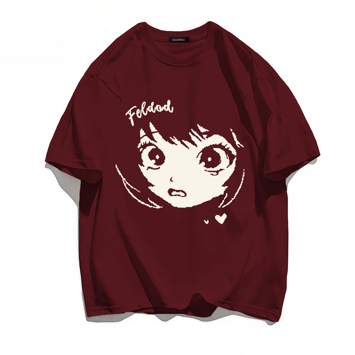 Y2k Женская летняя футболка 2022 Harajuku Kawaii Anime мультяшный принт топ в стиле «преппи» большой короткий рукав Уличная одежда 
Y2k Женская летняя футболка 2022 Harajuku Kawaii Anime мультяшный принт топ в стиле «преппи» большой короткий рукав Уличная одежда