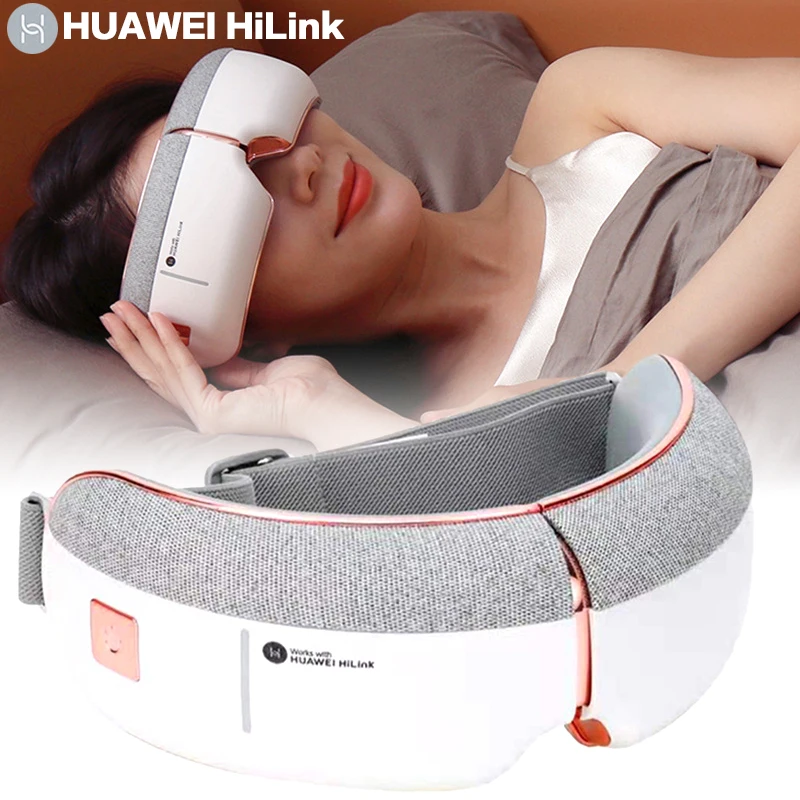 

Электрический умный массажер для глаз HUAWEI HiLink, вибрационный прибор для ухода за глазами, горячий компресс, Bluetooth, инструмент для красоты гла...