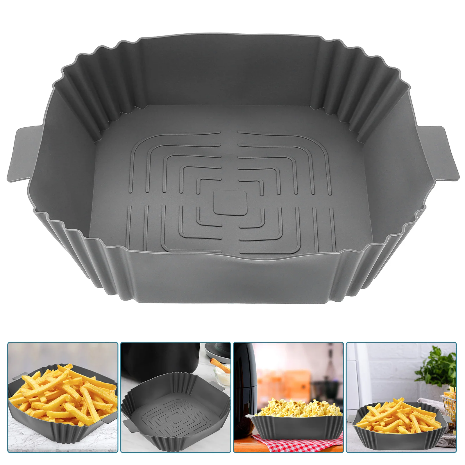 Air Fryer Silicone Basket Panpot Reusable Liner Baking Bowl Liners Cooking Mat Replacement Tray Pad Oven Pizza Crisper Fryers
Air Fryer Silicone Basket Panpot Reusable Liner Baking Bowl Liners Cooking Mat Replacement Tray Pad Oven Pizza Crisper Fryers