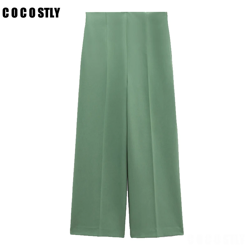 2022 New Spring Autumn Fashion Women High Waist Straight Pants Loose Commute Work Trousers Female Temperament Bottoms Femme
2022 New Spring Autumn Fashion Women High Waist Straight Pants Loose Commute Work Trousers Female Temperament Bottoms Femme