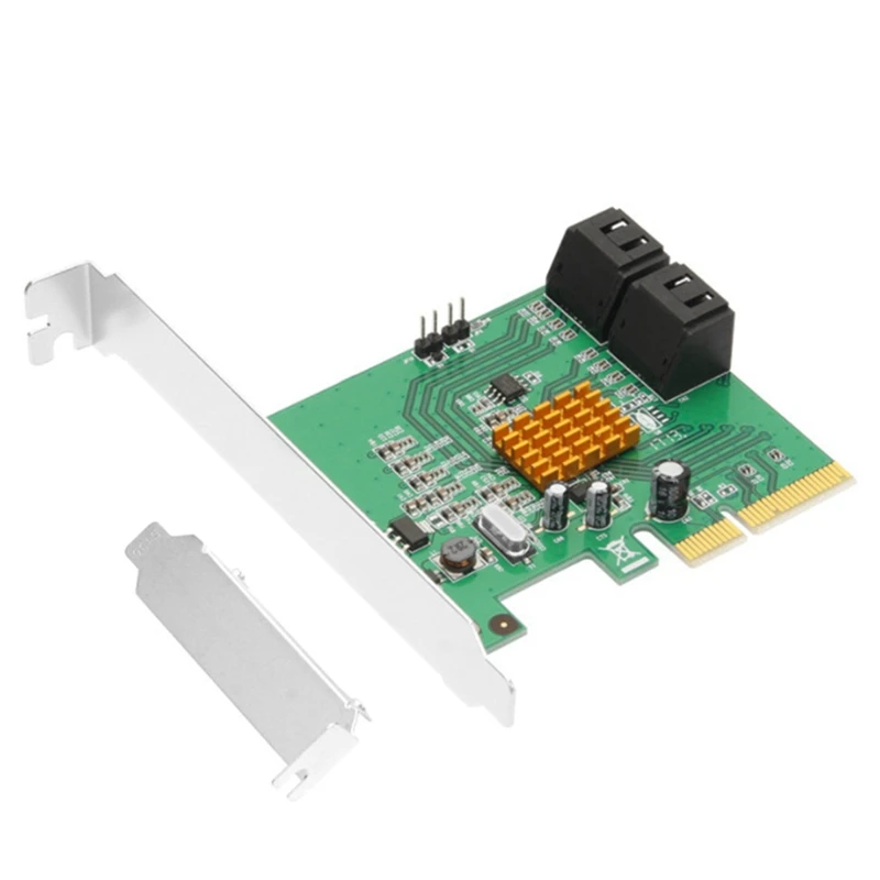 4-Port SATA Array Card SSD Solid-State Drive Expansion Card RAID0/1/10 Adapter Card Maevell9230
4-Port SATA Array Card SSD Solid-State Drive Expansion Card RAID0/1/10 Adapter Card Maevell9230