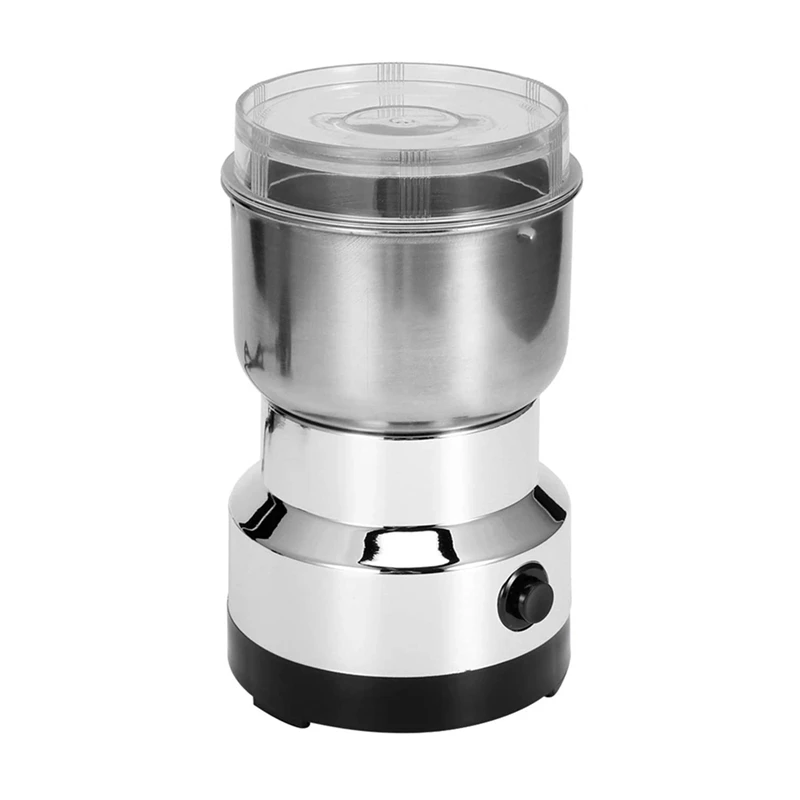 1 Piece Portabl Bean Grinding Machine Household Pepper Bean Grinding Machine Stainless Kitchen Grain Chopper US Plug 
1 Piece Portabl Bean Grinding Machine Household Pepper Bean Grinding Machine Stainless Kitchen Grain Chopper US Plug