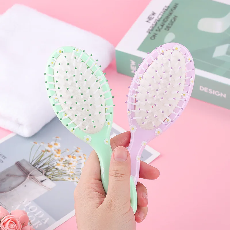 Sdatter New Air Cushion Comb Plastic Smooth Hair Without Knotting Airbag Massage Comb Girl Hairdressing Flower Comb Styling Tool
Sdatter New Air Cushion Comb Plastic Smooth Hair Without Knotting Airbag Massage Comb Girl Hairdressing Flower Comb Styling Tool