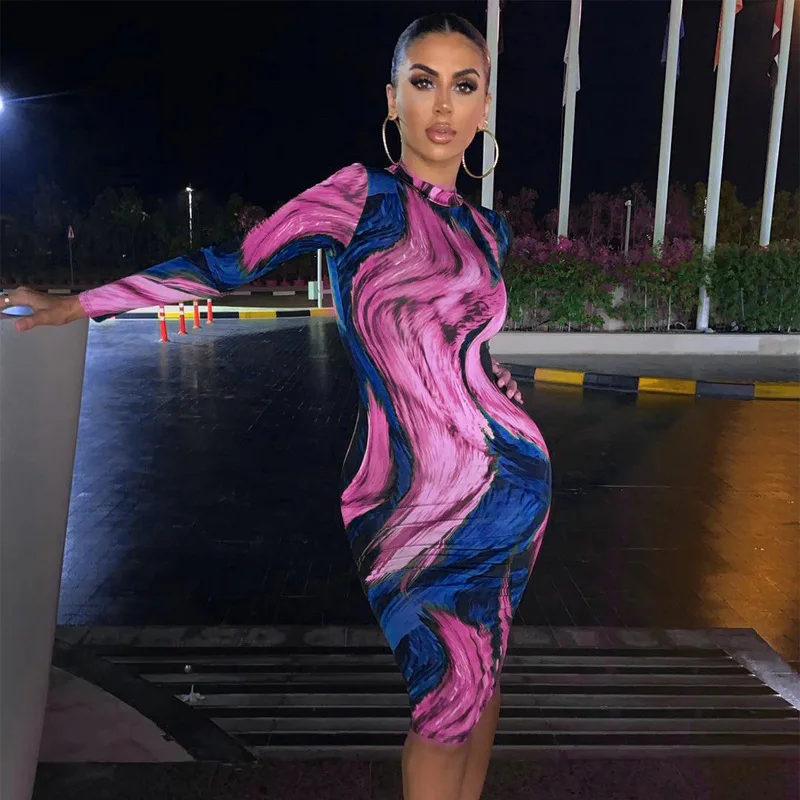 2023 Long Sleeve Print Bodycon Sexy Dress Autumn Winter Women Party Elegant Slim Christmas Club Outfits Gothic Dress Evening
2023 Long Sleeve Print Bodycon Sexy Dress Autumn Winter Women Party Elegant Slim Christmas Club Outfits Gothic Dress Evening