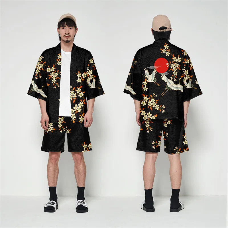 Newest Novelty 3D Two Piece Suit 2022 Japanese Cardigan girls Boy Cosplay Yukata Clothing Harajuku Samurai Kimono + Shorts Sets
Newest Novelty 3D Two Piece Suit 2022 Japanese Cardigan girls Boy Cosplay Yukata Clothing Harajuku Samurai Kimono + Shorts Sets