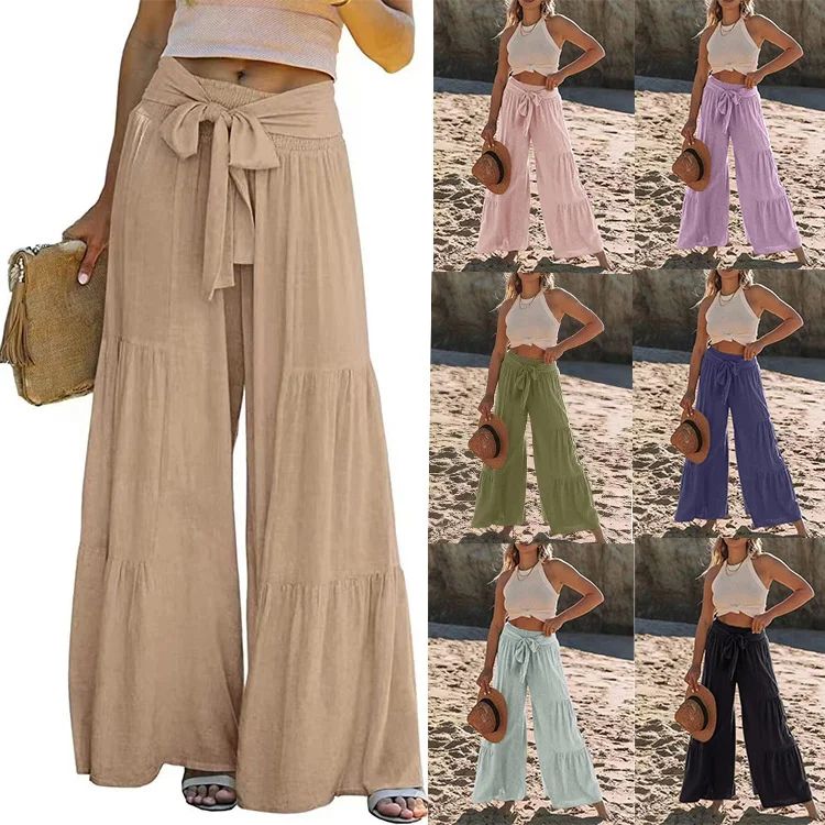 high waist pleated wide leg khaki kawaii bell bottom pants casual loose boho 90s clothes vintage
high waist pleated wide leg khaki kawaii bell bottom pants casual loose boho 90s clothes vintage