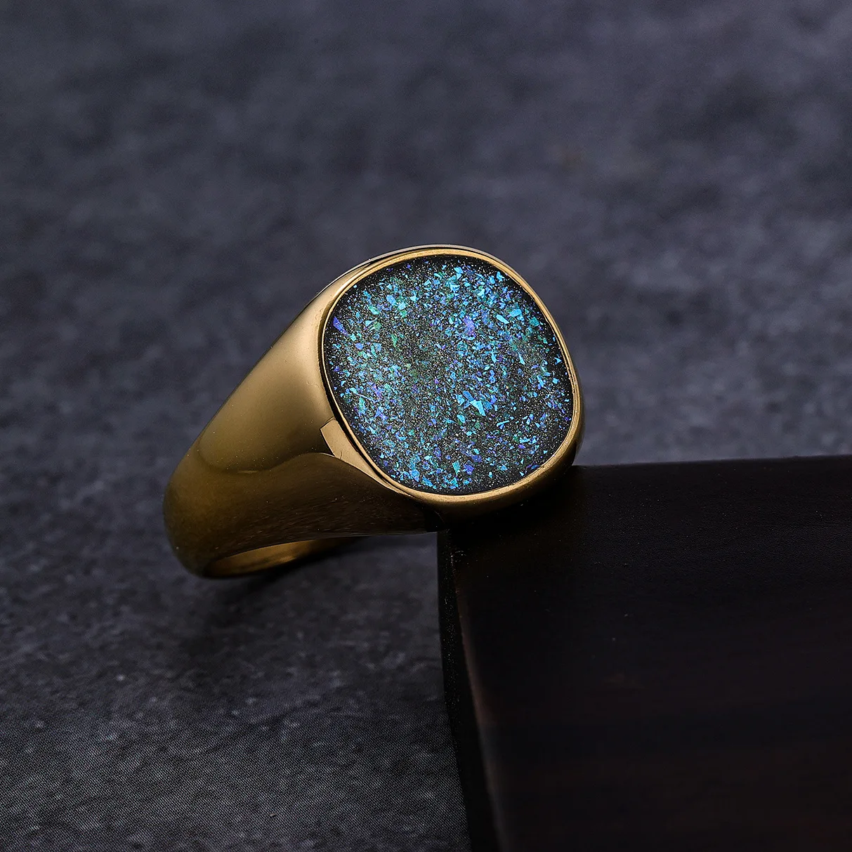 Simple Fashion Colorful Gemstone Rings for Women Men Classic Stainless Steel Wedding Band Jewelry Gift Free Shipping items
Simple Fashion Colorful Gemstone Rings for Women Men Classic Stainless Steel Wedding Band Jewelry Gift Free Shipping items