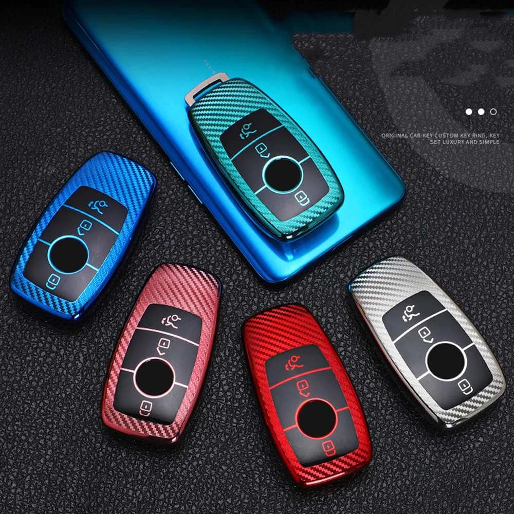 or Mercedes-Benz A E C G M R S V-Class W176 177 204 205 212 213 221 Gl Carbon Fiber TPU Car Key Protective Cover Shell Buckle Ac
or Mercedes-Benz A E C G M R S V-Class W176 177 204 205 212 213 221 Gl Carbon Fiber TPU Car Key Protective Cover Shell Buckle Ac