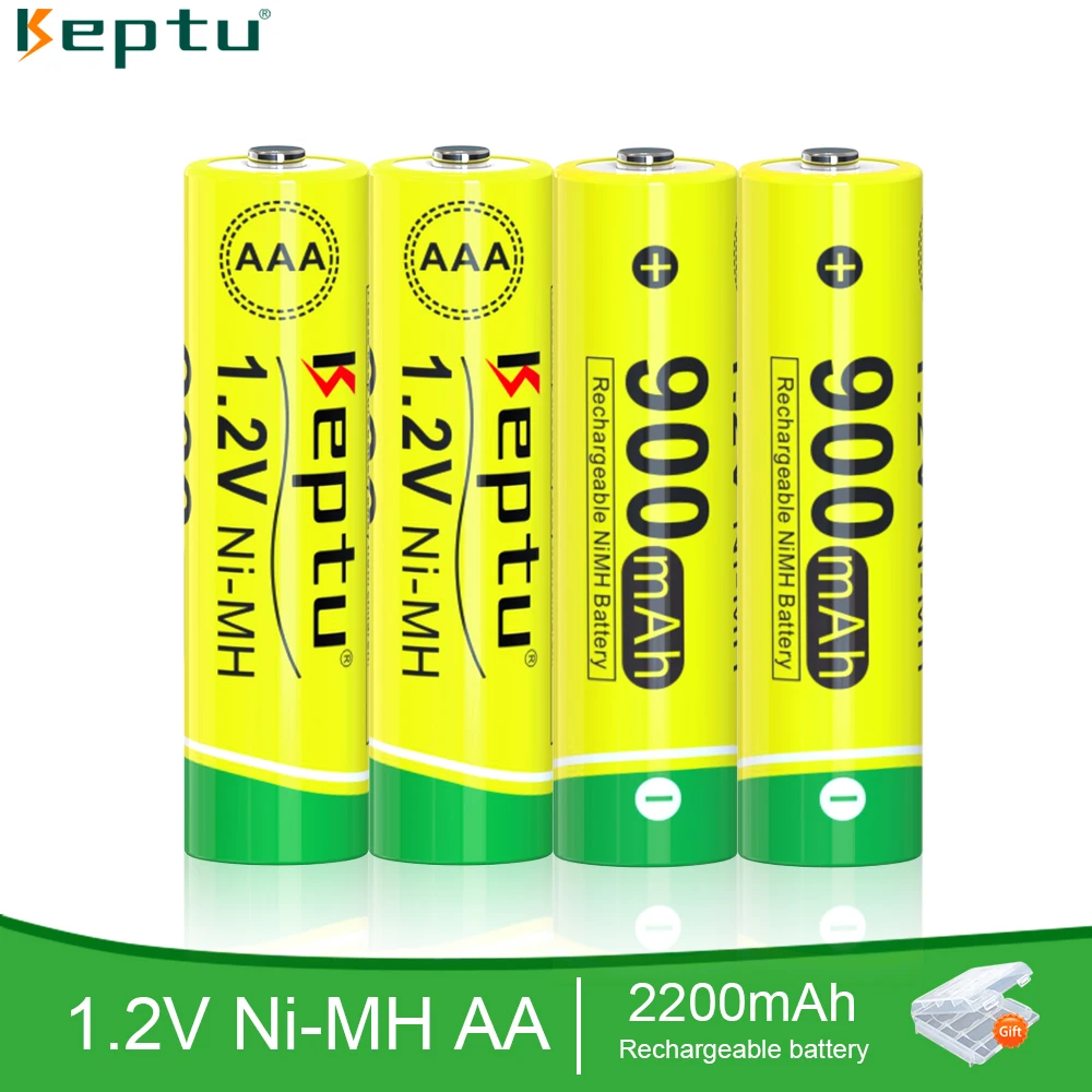 KEPTU Ni-MH AAA Battery 1.2V Rechargeable aaa Batteries 900mAh 3A aaa Mouse flashlight battery +LCD 4-Slot Charger for AA AAA
KEPTU Ni-MH AAA Battery 1.2V Rechargeable aaa Batteries 900mAh 3A aaa Mouse flashlight battery +LCD 4-Slot Charger for AA AAA