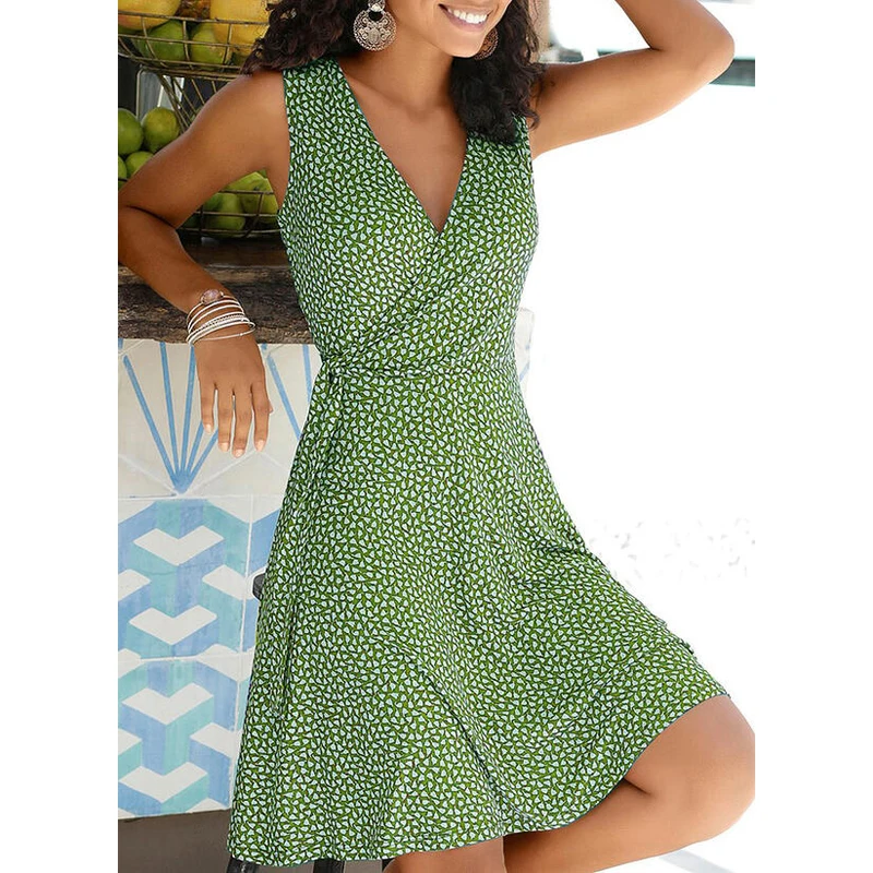 Summer Plus Size Women's Casual Polka Dot Dress Fashion Sexy V-Neck Sleeveless Bandage Beach Bohemian Dresses For Woman Clothes
Summer Plus Size Women's Casual Polka Dot Dress Fashion Sexy V-Neck Sleeveless Bandage Beach Bohemian Dresses For Woman Clothes