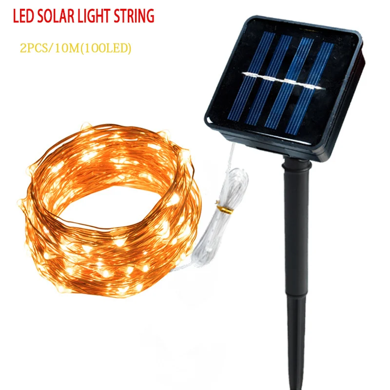 10M LED Solar String Lamp Waterproof Christmas Party Fairy Tale Wedding Party Atmosphere Lamp Outdoor Garden Decoration
10M LED Solar String Lamp Waterproof Christmas Party Fairy Tale Wedding Party Atmosphere Lamp Outdoor Garden Decoration