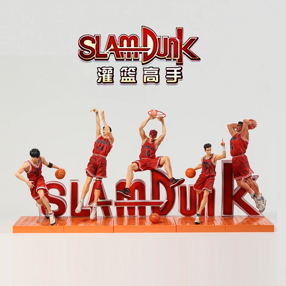 Anime Doll Slam Dunk Hanamichi Sakuragi Rukawa Kaede Mitsui Hisashi Miyagi Ryota Akagi Takenori GK Statue Collectible Figure Toy
Anime Doll Slam Dunk Hanamichi Sakuragi Rukawa Kaede Mitsui Hisashi Miyagi Ryota Akagi Takenori GK Statue Collectible Figure Toy