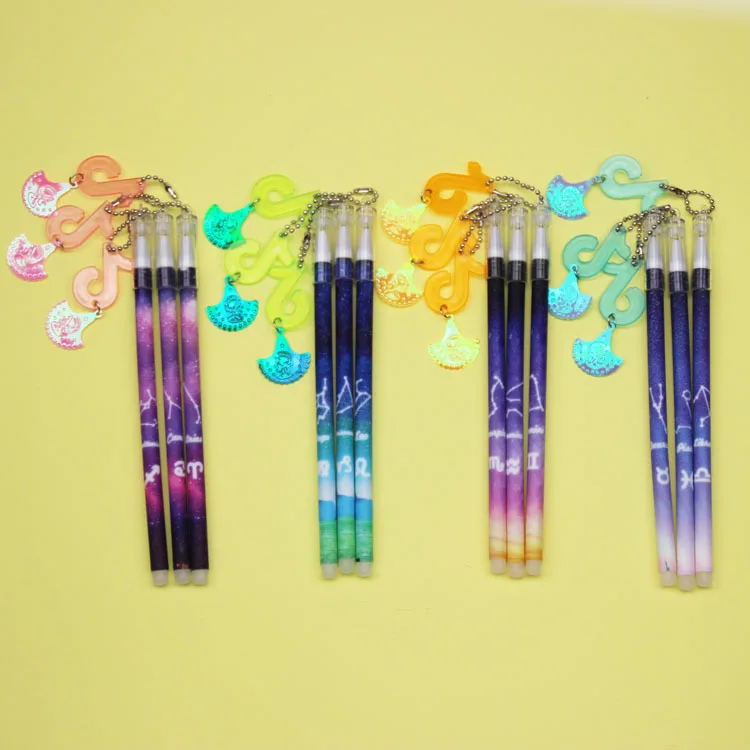 12/24pcs Creative Erasable Gel Pen 0.5mm Black Full Needle Tube 12 Constellations With Pendant School Student Writting Pen Gifts
12/24pcs Creative Erasable Gel Pen 0.5mm Black Full Needle Tube 12 Constellations With Pendant School Student Writting Pen Gifts