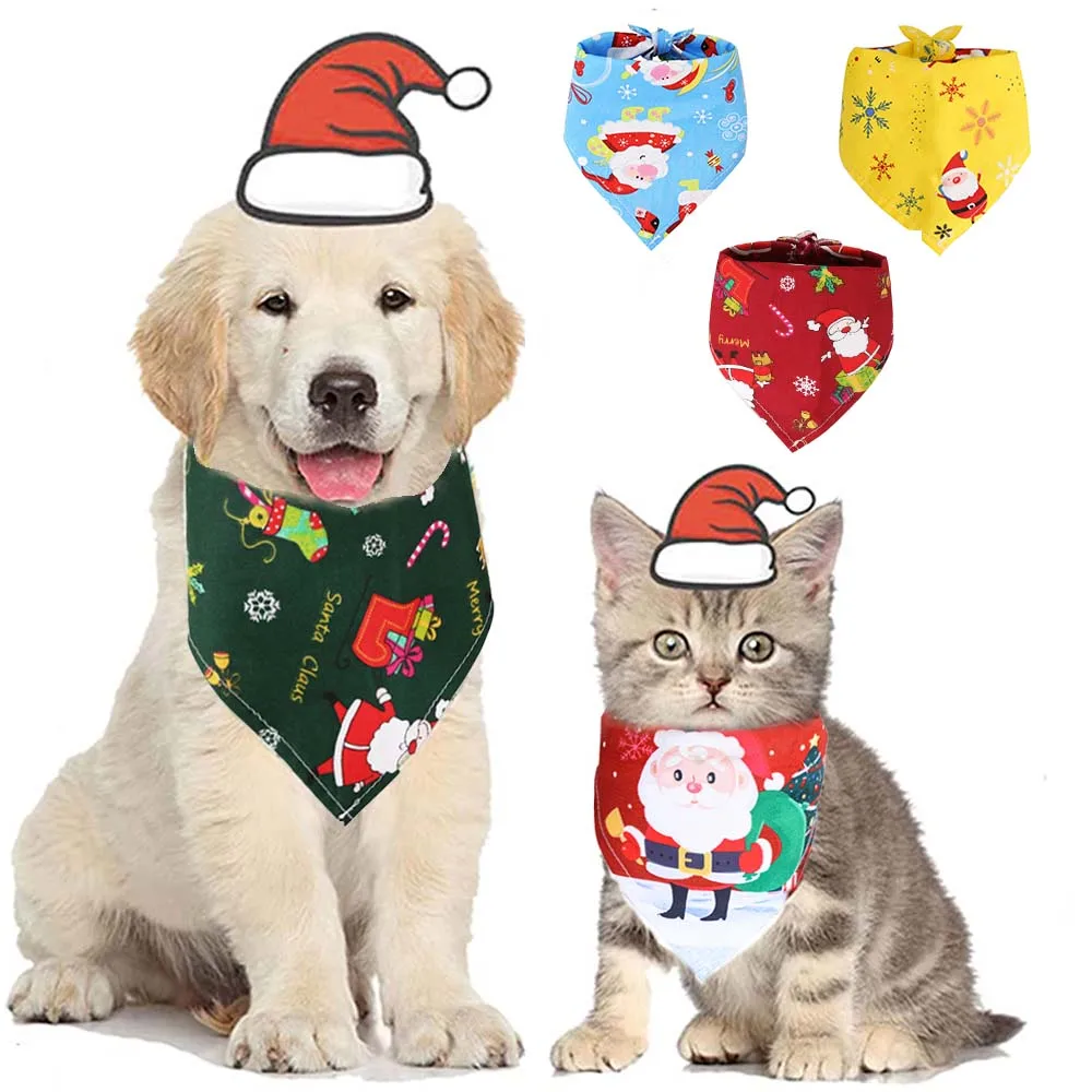 Christmas Dog Bandanas Pet Scarf Xmas Adjustable Triangle Pets Costume Supply Decoration for Small Medium Large Cats Dogs
Christmas Dog Bandanas Pet Scarf Xmas Adjustable Triangle Pets Costume Supply Decoration for Small Medium Large Cats Dogs