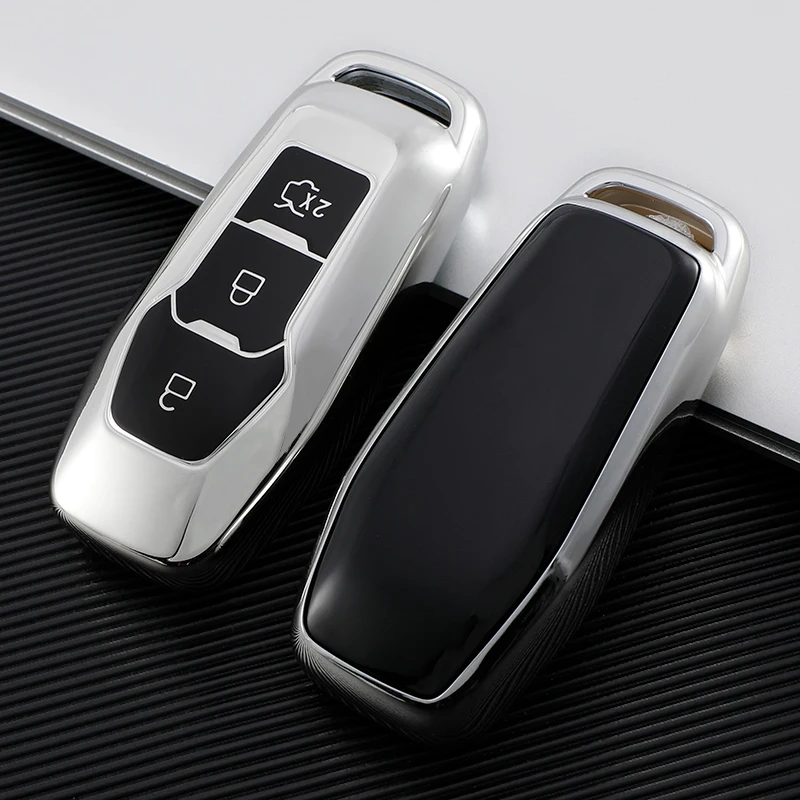 Soft TPU Car Remote Key Case For Ford MK3 MK4 MK5 Fiesta Ecosport Kuga Explorer Edge Mustang 3 4 ST Mondeo Full Cover
Soft TPU Car Remote Key Case For Ford MK3 MK4 MK5 Fiesta Ecosport Kuga Explorer Edge Mustang 3 4 ST Mondeo Full Cover
