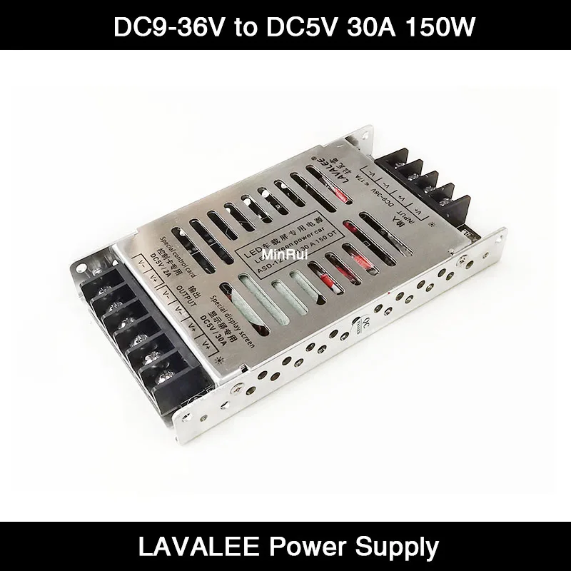 Автомобильный блок питания LAVALEE ASD-12D5N30A150ET входное напряжение 9 ~ 36 В постоянного