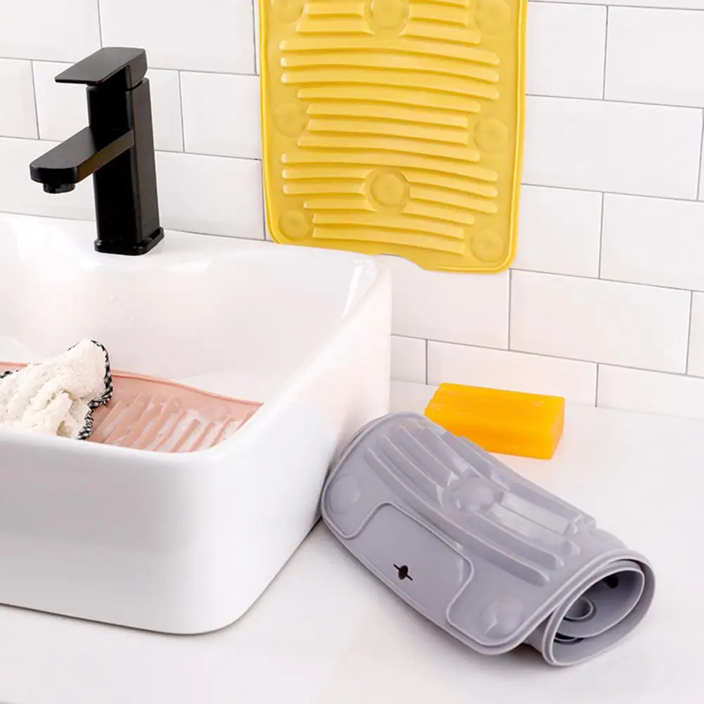 Washing Board Wide Application Portable Tear-resistant Deepen Texture Laundry Board Laundry Mat for Household 
Washing Board Wide Application Portable Tear-resistant Deepen Texture Laundry Board Laundry Mat for Household