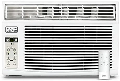 Window Air Conditioner with Remote Control, 6000 BTU, Cools Up to 250 Square Feet Energy Efficient, White
Window Air Conditioner with Remote Control, 6000 BTU, Cools Up to 250 Square Feet Energy Efficient, White