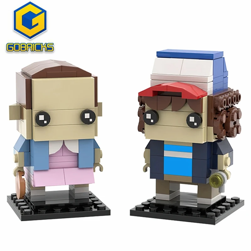 Gobricks 2PCS Mini Building Blocks Kit Cartoon Figures Characters Stranger Bricksheadz Collection Bricks Model Assemble Toy Gift
Gobricks 2PCS Mini Building Blocks Kit Cartoon Figures Characters Stranger Bricksheadz Collection Bricks Model Assemble Toy Gift